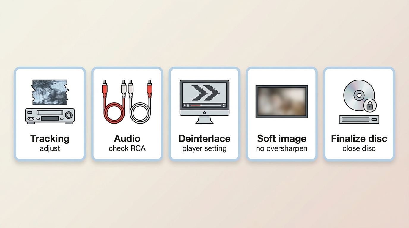 Prevent Quality and Audio Problems