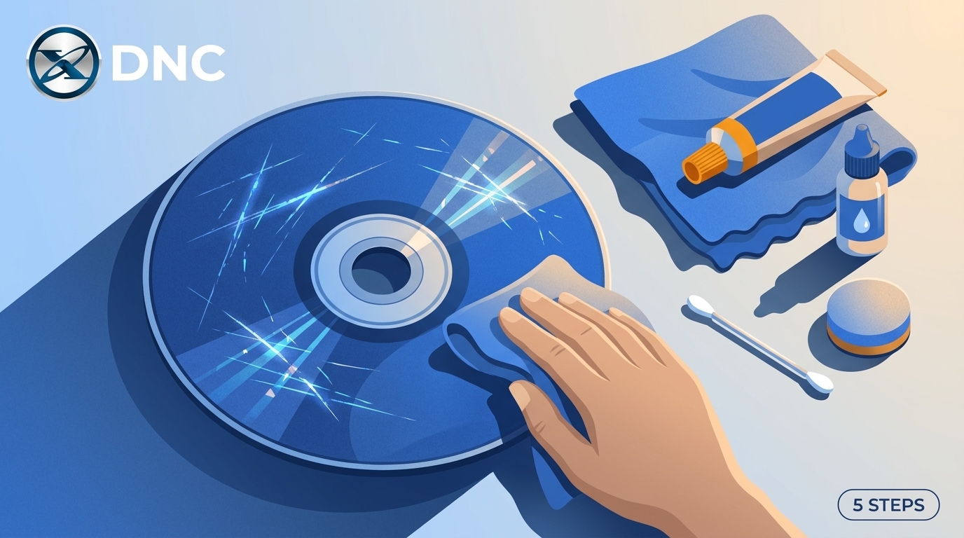 How to Fix a Scratched DVD: 5 Safe Repair Steps