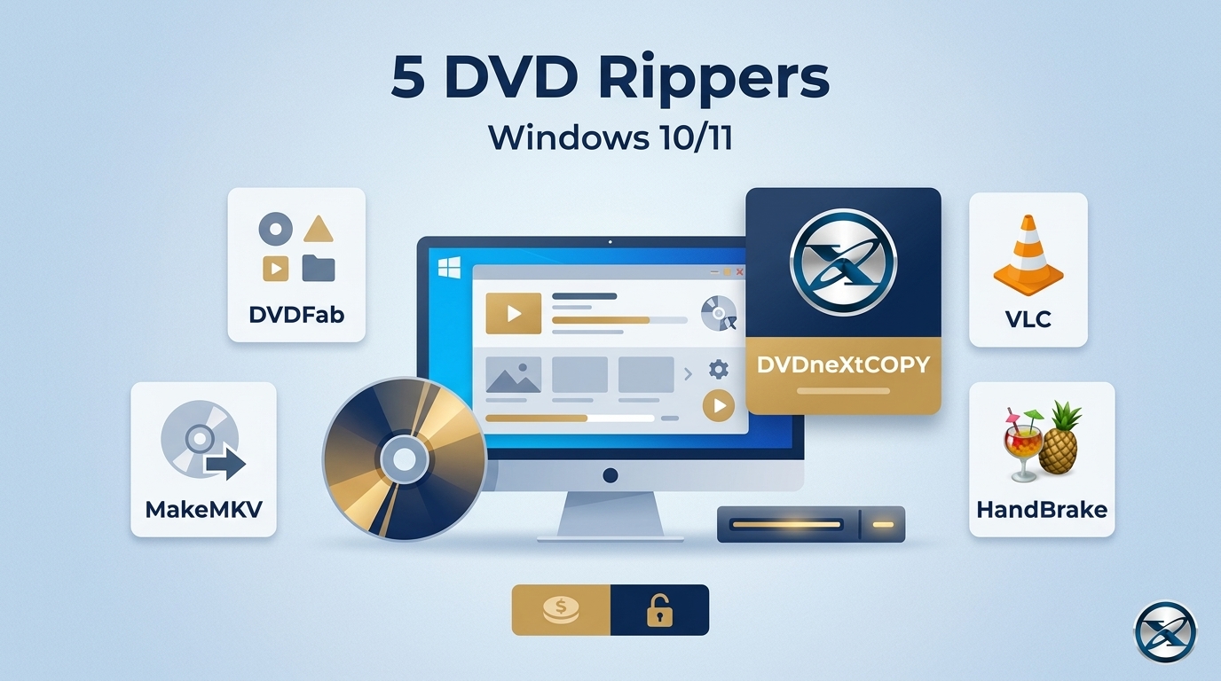 2026 DVD Ripper for Windows 10/11: 5 Tools Compared for Compatibility and Output