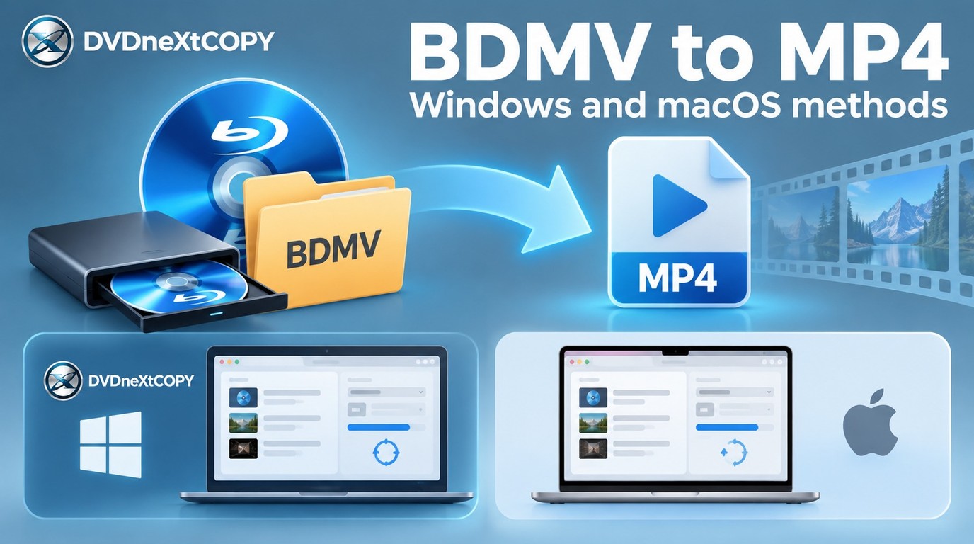 Convert BDMV to MP4 on Windows or Mac: Choose the Right Method