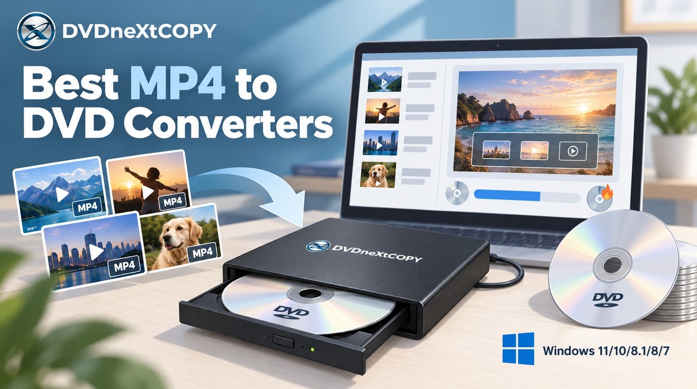 Top 8 Best MP4 to DVD Converters on Windows & Mac [2026 Tested]