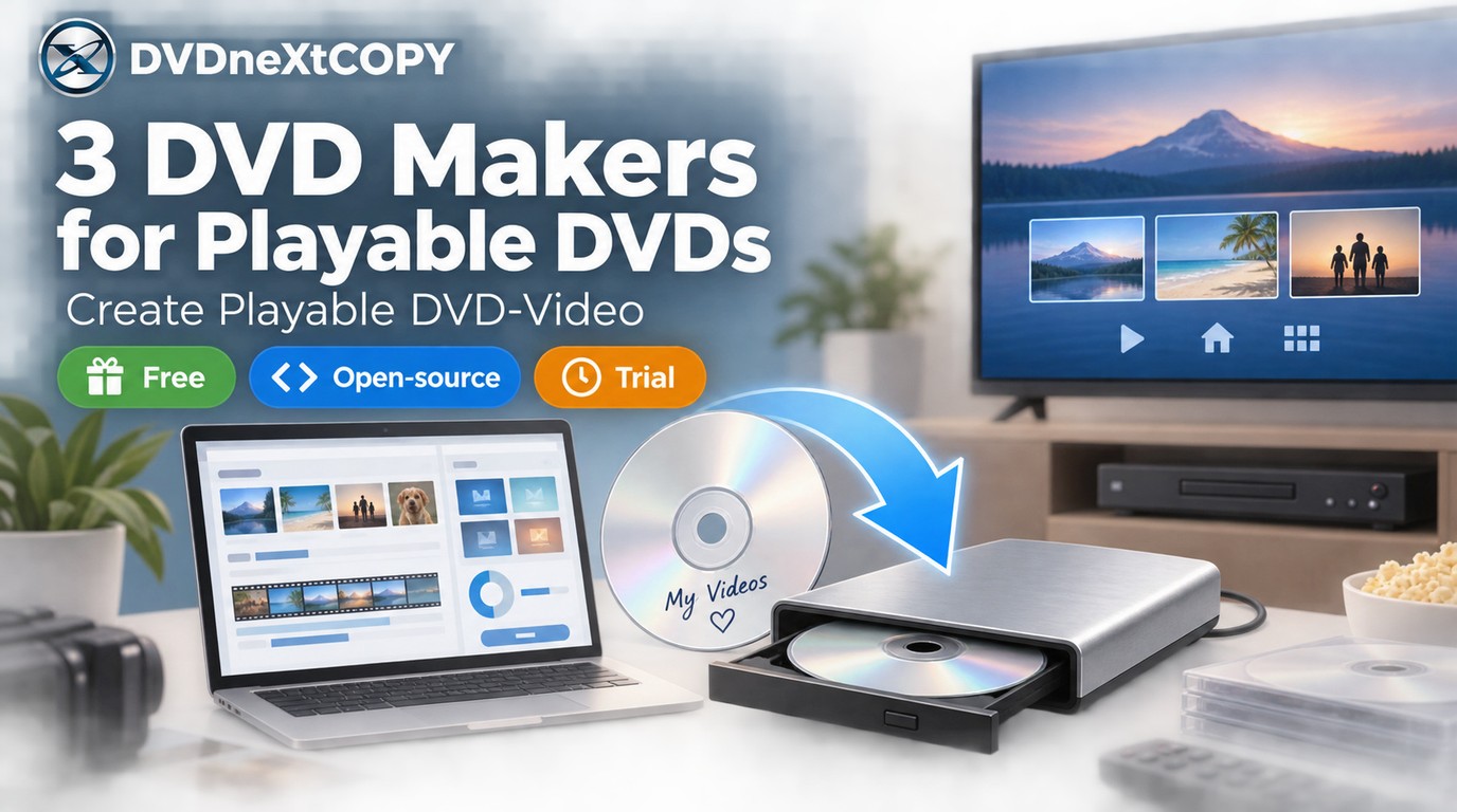 3 Best Free DVD Maker Tools for Playable DVDs in 2026