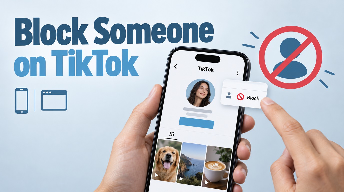 How to Block Someone on TikTok: App & Website Guide